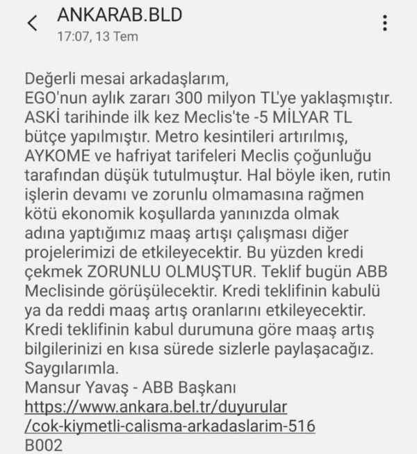 ABB’yi iflas ettiren Yavaş’ın borçlanma talebine tepki yağdı